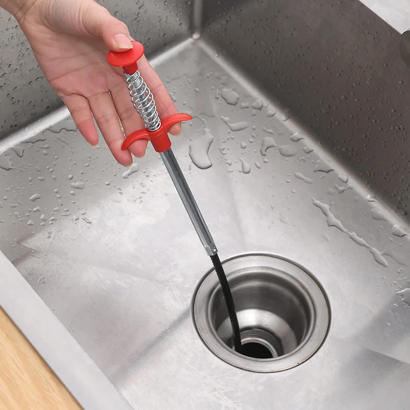 60cm Spring Pipe Dredging Tools, Drain Snake, Drain Cleaner Sticks Clog Remover Cleaning Household for KitchenBending sink tool
60cm Spring Pipe Dredging Tools, Drain Snake, Drain Cleaner Sticks Clog Remover Cleaning Household for KitchenBending sink tool