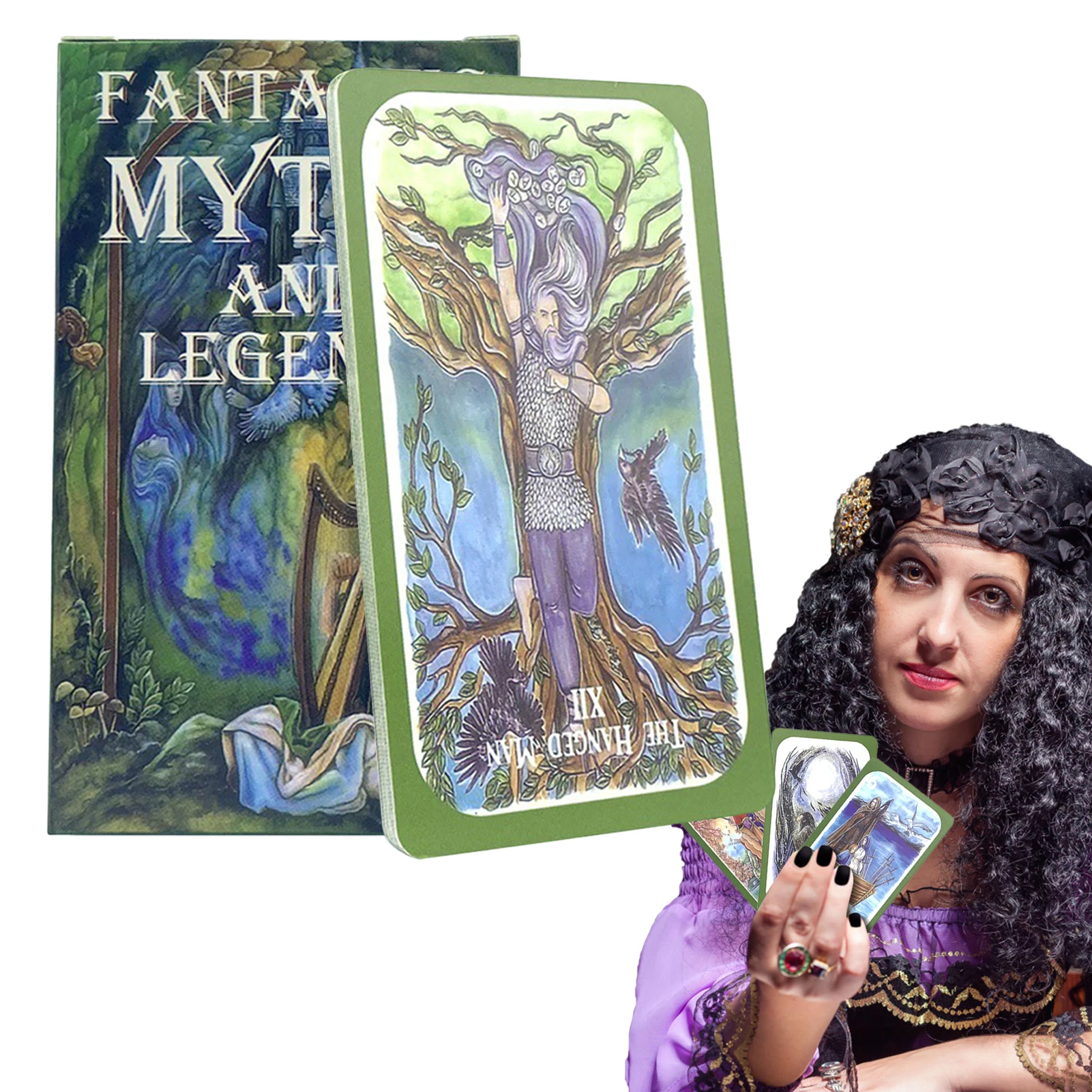 

Колода Tarot, карта с изображением оракла, фантастические мифы и легенды, колода Таро, настольная игра, гадания вечерние ринка, маленький покер