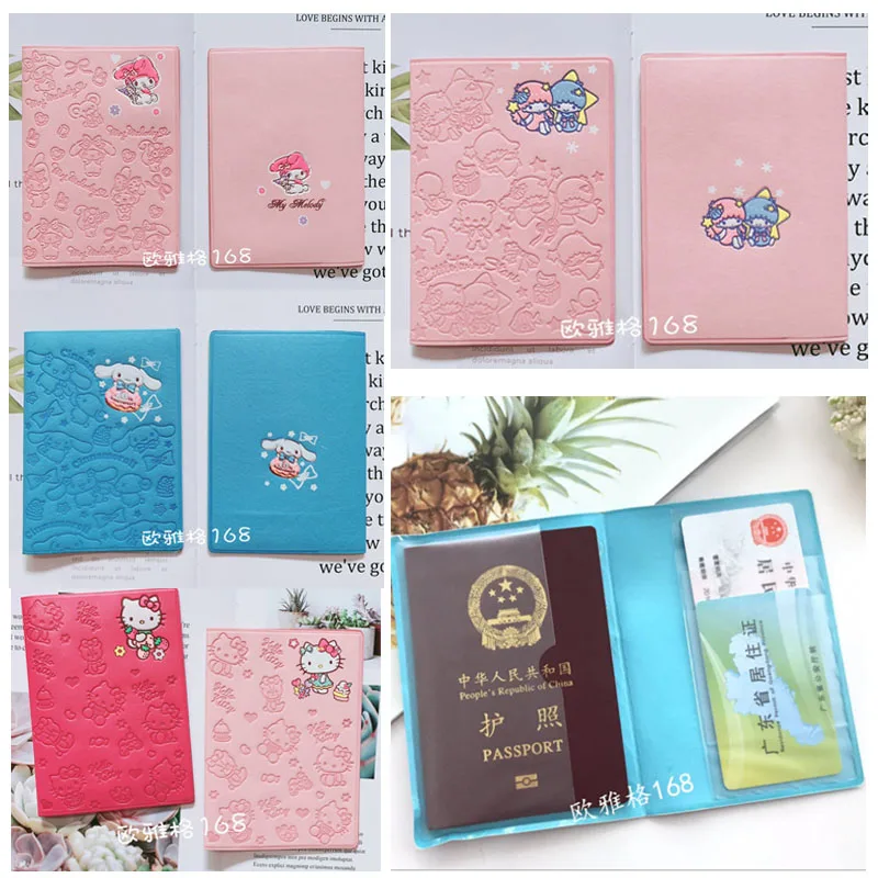 Sanrios Cinnamoroll Kt Cat My Melody Anime Figure Cartoon ID Cover Kawaii Cute Portable PU Dustproof Travel Passport Card Holder 
Sanrios Cinnamoroll Kt Cat My Melody Anime Figure Cartoon ID Cover Kawaii Cute Portable PU Dustproof Travel Passport Card Holder