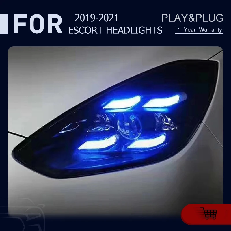 Car Styling For Ford Escort 2019-2021 Headlight Full LED Head Lamp Blue Start Dynaming Moving Turning Signal Xenon Projector
Car Styling For Ford Escort 2019-2021 Headlight Full LED Head Lamp Blue Start Dynaming Moving Turning Signal Xenon Projector