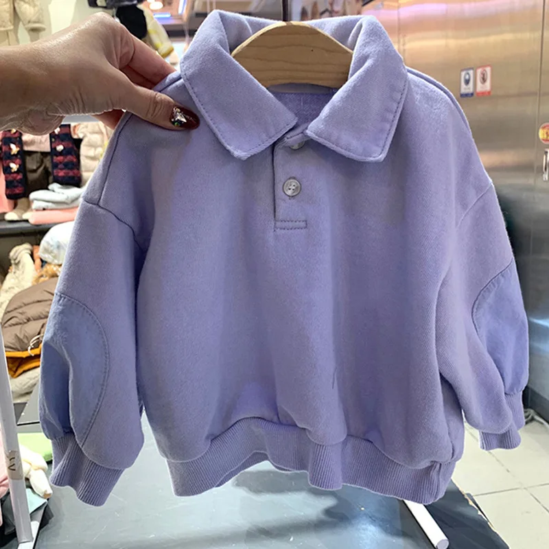 Korean Children Autumn and Winter New Top for Boys and Girls Lapel Button Loose Casual Sweater Boy Clothes Spring & Autumn
Korean Children Autumn and Winter New Top for Boys and Girls Lapel Button Loose Casual Sweater Boy Clothes Spring & Autumn