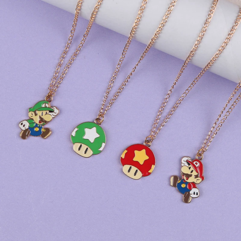 Ожерелье Super Mario Bros Kawaii аниме чокер ожерелье Модные ювелирные изделия Аксессуары Детские подарки на день рождения
Ожерелье Super Mario Bros Kawaii аниме чокер ожерелье Модные ювелирные изделия Аксессуары Детские подарки на день рождения