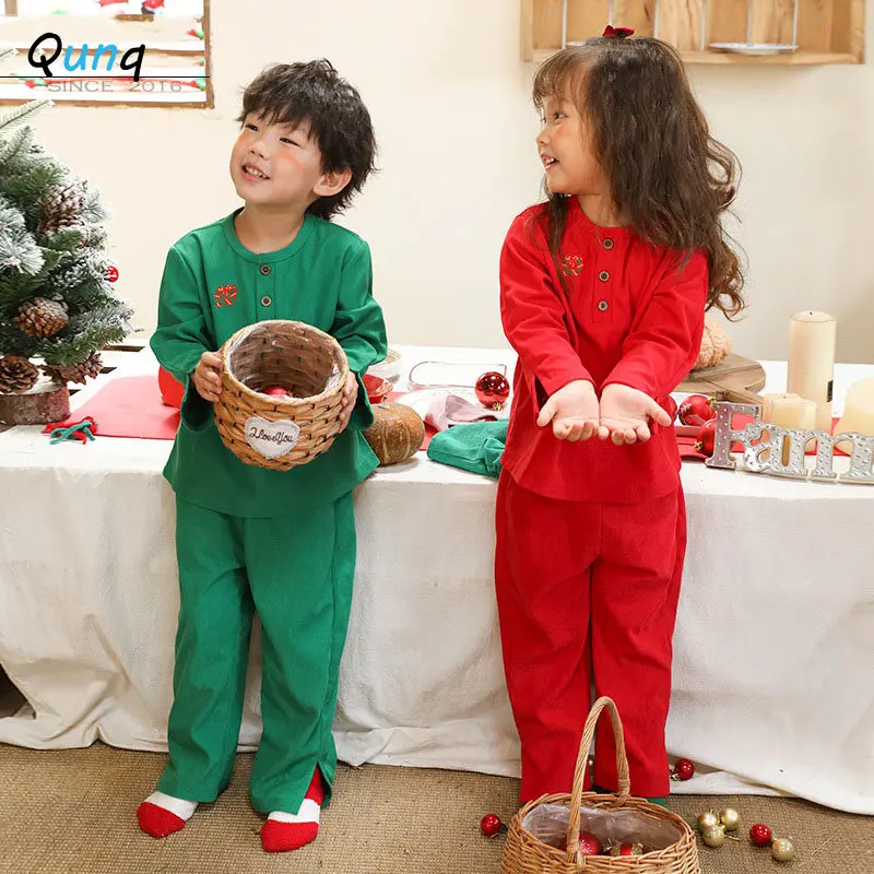 Qunq 2022 Autumn Christmas Clothes Embroidered Flower Corduroy Long Sleeve Top+Pants 2 Pieces Set Casual Kids Clouthes Age 1T-3T
Qunq 2022 Autumn Christmas Clothes Embroidered Flower Corduroy Long Sleeve Top+Pants 2 Pieces Set Casual Kids Clouthes Age 1T-3T
