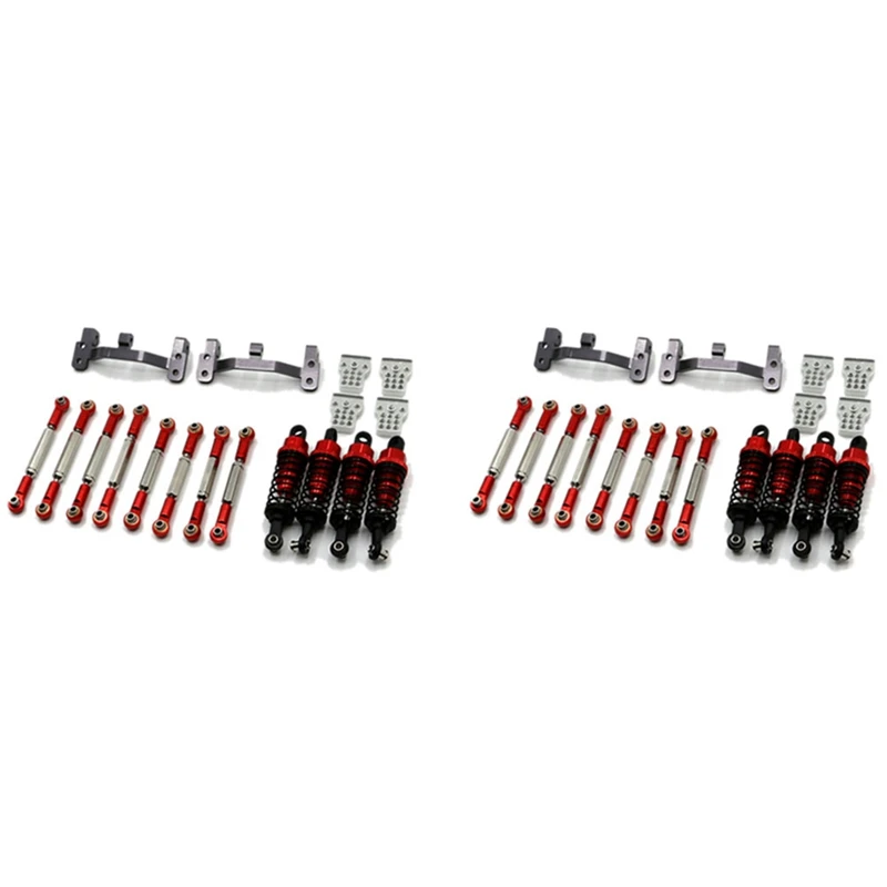 -2X Upgrade Metal Pull Rod Tie Rod Pull Rod Base Shock Absorber For WPL B14 B24 C14 C24 C34 1/16 RC Car Spare Parts,Red
-2X Upgrade Metal Pull Rod Tie Rod Pull Rod Base Shock Absorber For WPL B14 B24 C14 C24 C34 1/16 RC Car Spare Parts,Red