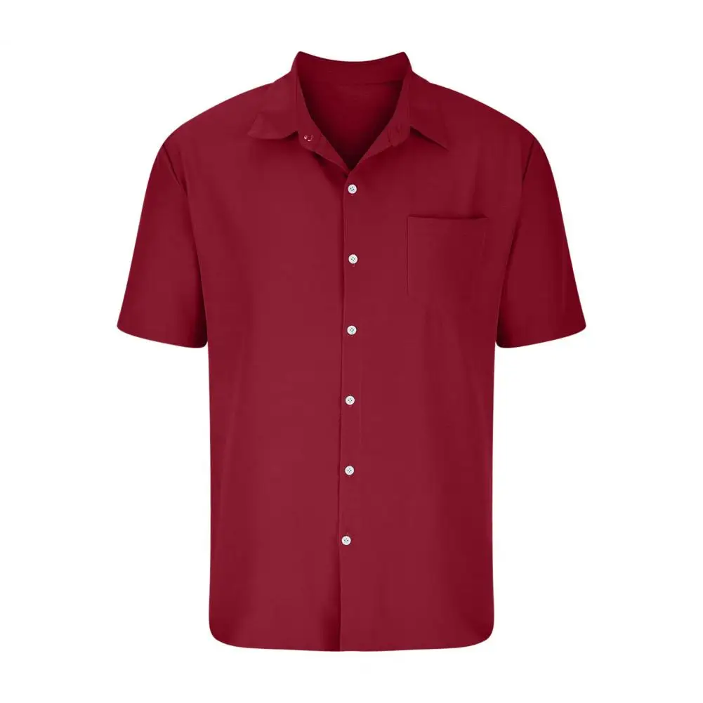 Casual Shirt Single-breasted Button Men's Tops Lapel Men Summer Commuter Clothes Daily Life
Casual Shirt Single-breasted Button Men's Tops Lapel Men Summer Commuter Clothes Daily Life