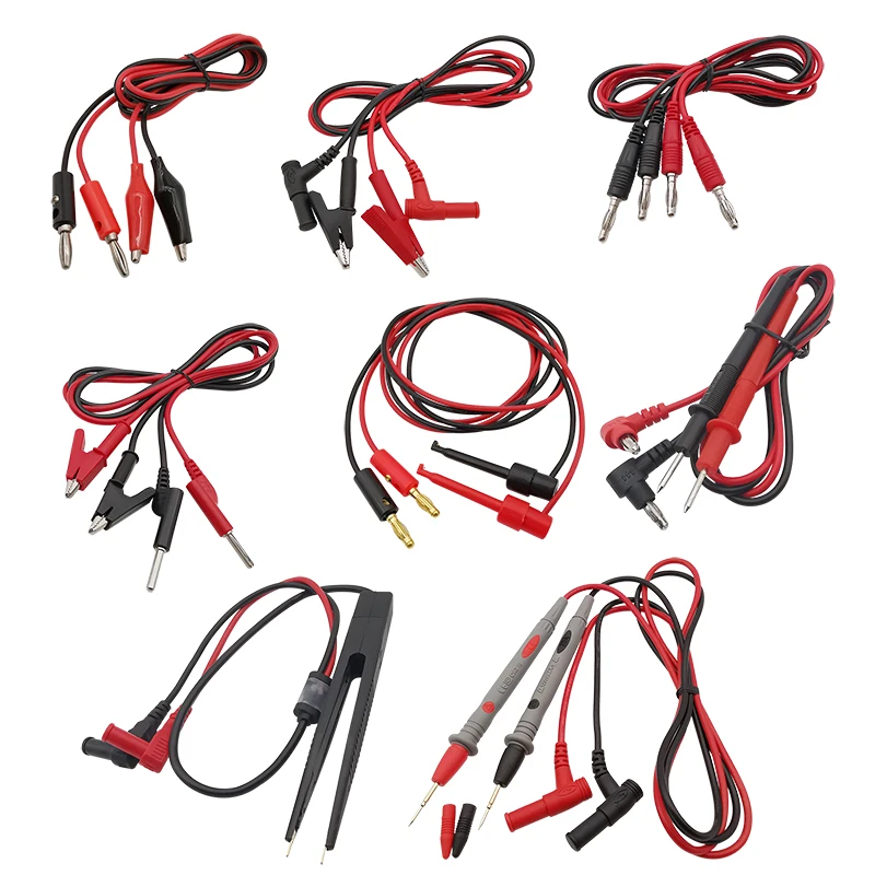 Test Banana 4mm To Banana Plug/test Universal Multimeter Needle-tip Plug Hook/ Alligator Wire 1pcs Probe Clips/4mm Cable Leads
Test Banana 4mm To Banana Plug/test Universal Multimeter Needle-tip Plug Hook/ Alligator Wire 1pcs Probe Clips/4mm Cable Leads