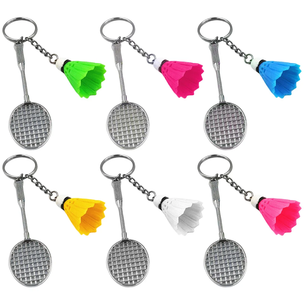 

Badminton Racket Keychain Colgantes Para De Mujer Bag Hanging Decoration