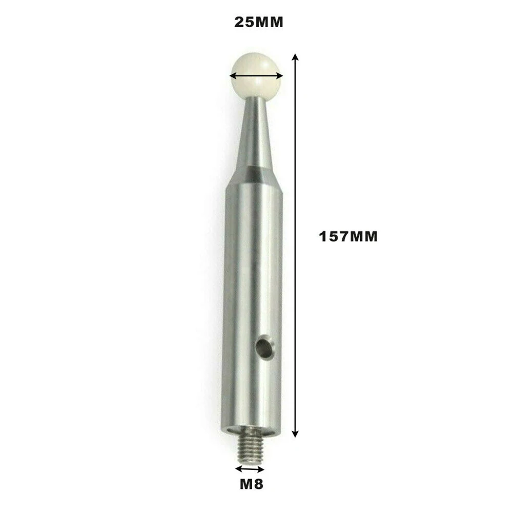 Corrosion Resistance CMM Stylus CNC Machine Styli Ceramic Ball For CMM Table Precise 157mm Length 25mm Diameter
Corrosion Resistance CMM Stylus CNC Machine Styli Ceramic Ball For CMM Table Precise 157mm Length 25mm Diameter
