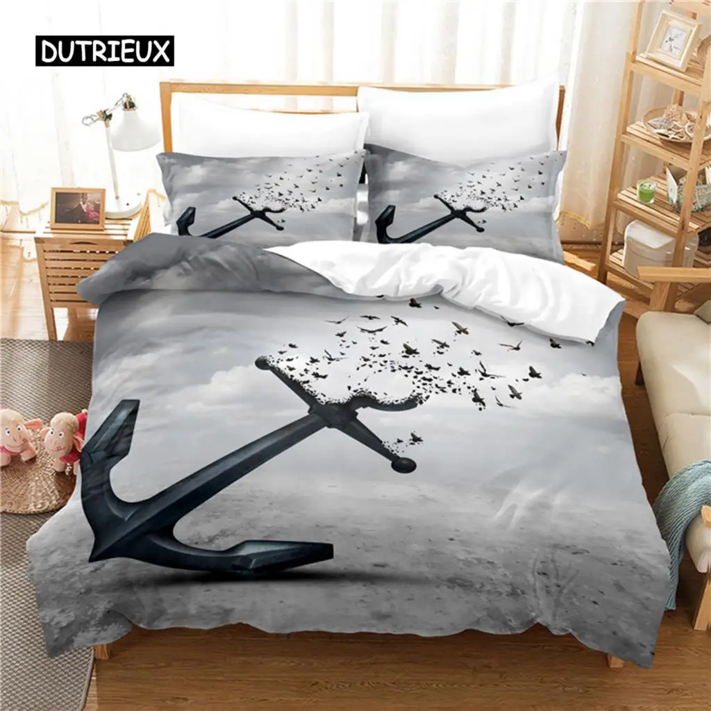Ship's Anchor Bedding Set Duvet Cover Set 3d Bedding Digital Printing Bed Linen Queen Size Bedding Set Fashion Design
Ship's Anchor Bedding Set Duvet Cover Set 3d Bedding Digital Printing Bed Linen Queen Size Bedding Set Fashion Design