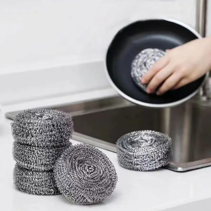 Stainless Steel Scouring Ball Cleaning Set Scouring Sponge Cleaning Metal Scrubber Ball Scouring Pad Kitchen Cleaning Ball
Stainless Steel Scouring Ball Cleaning Set Scouring Sponge Cleaning Metal Scrubber Ball Scouring Pad Kitchen Cleaning Ball
