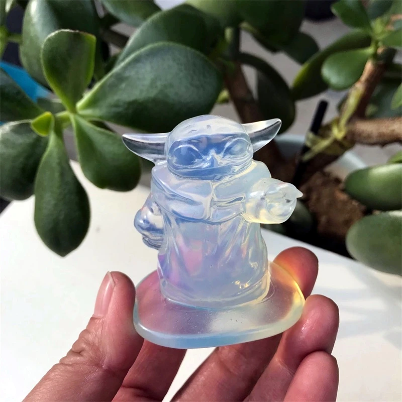 Высококачественная резная статуя из белого опалита с мультяшным рисунком, исцеляющая Кристалл фэн-шуй, эстетический Декор для комнаты, под...
Высококачественная резная статуя из белого опалита с мультяшным рисунком, исцеляющая Кристалл фэн-шуй, эстетический Декор для комнаты, под...