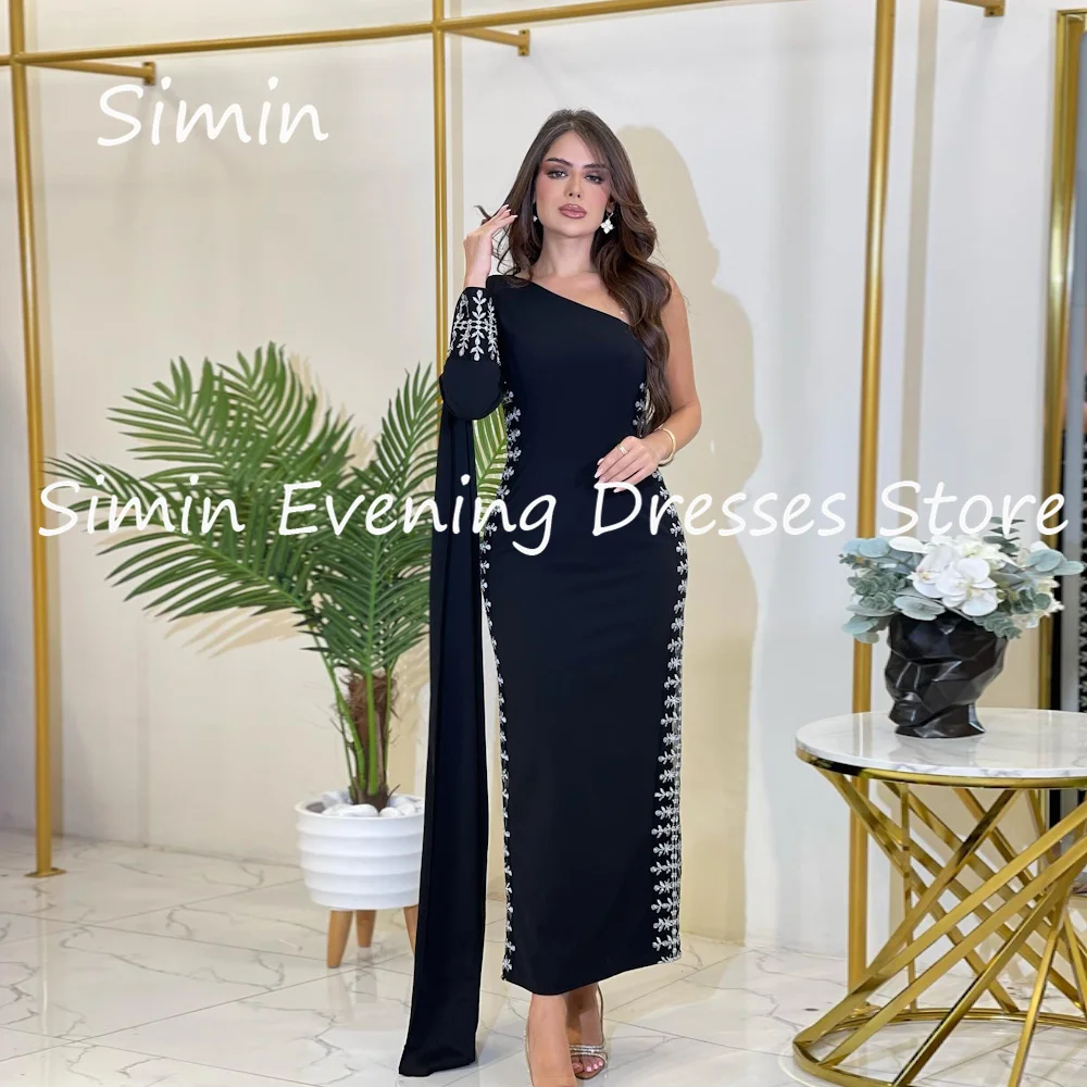 Simin Satin Mermaid One-shoulder Sequins Arab Formal Prom Gown Ankle-length Saudi Evening Elegant Party dresses for women 2023
Simin Satin Mermaid One-shoulder Sequins Arab Formal Prom Gown Ankle-length Saudi Evening Elegant Party dresses for women 2023