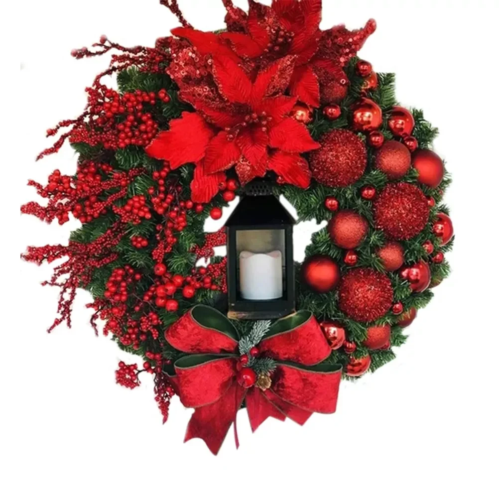 NEW2022 Christmas Door Wreath Holiday Wreath Home Window Wall Decoration Flower Ring Celebration Party Decoration Wreath
NEW2022 Christmas Door Wreath Holiday Wreath Home Window Wall Decoration Flower Ring Celebration Party Decoration Wreath