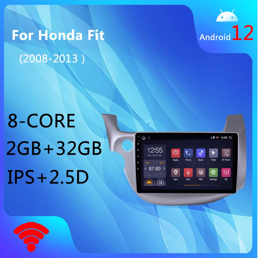 Wanqi Android 12,0 8Core 2 + 32GB GPS навигация автомобильный Радио медиаплеер для Honda FIT JAZZ 2008-2013 левосторонний привод
Wanqi Android 12,0 8Core 2 + 32GB GPS навигация автомобильный Радио медиаплеер для Honda FIT JAZZ 2008-2013 левосторонний привод
