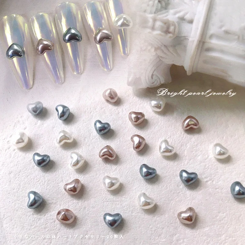 20pcs 3D Natural Pearls Nail Art Decorations Love Freshwater Pearl Ornaments Elegant Jewelry Charming Manicure Accessories
20pcs 3D Natural Pearls Nail Art Decorations Love Freshwater Pearl Ornaments Elegant Jewelry Charming Manicure Accessories