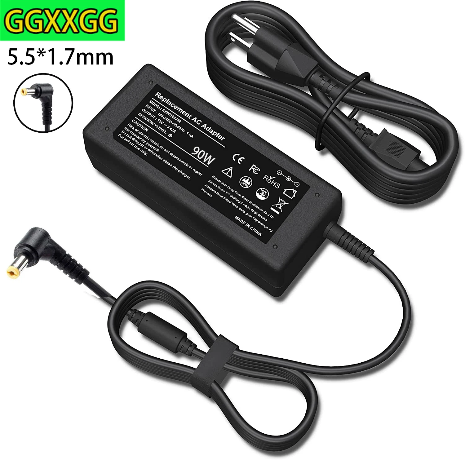 90W 5.5*1.7mm 19V 4.74A AC Power Adapter Laptop Charger For ACER ASPIRE 5750G 5755G E1-531 E1-571G M5-581G V5-571P 4925G Charger
90W 5.5*1.7mm 19V 4.74A AC Power Adapter Laptop Charger For ACER ASPIRE 5750G 5755G E1-531 E1-571G M5-581G V5-571P 4925G Charger