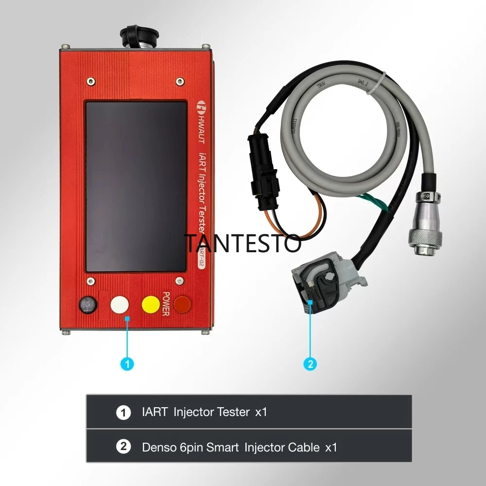 AM-IART02 для DENSO 6PINS Интеллектуальный тестер инжекторов Тестирование напряжения, давления, индуктивности, сопротивления
AM-IART02 для DENSO 6PINS Интеллектуальный тестер инжекторов Тестирование напряжения, давления, индуктивности, сопротивления