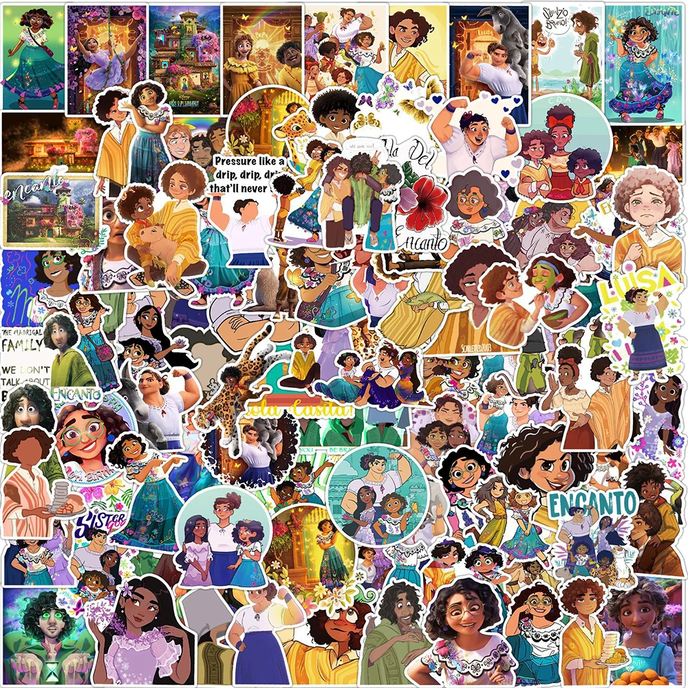 10/30/50/100pcs Disney Movie Encanto Stickers Decals Laptop Phone Guitar Scrapbook Luggage Skateboard Cartoon Sticker Kids Toy
10/30/50/100pcs Disney Movie Encanto Stickers Decals Laptop Phone Guitar Scrapbook Luggage Skateboard Cartoon Sticker Kids Toy