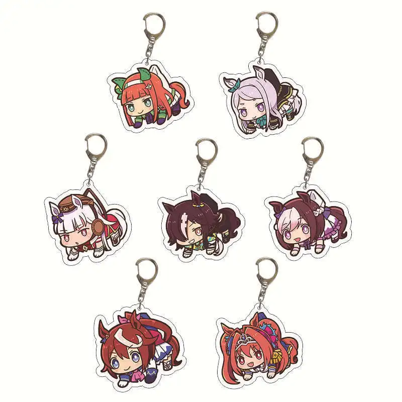Anime Pretty Derby Acrylic Key Chain Keyring Keychain Anime Cosplay Kawaii Bag Pendant Fans Collection Props
Anime Pretty Derby Acrylic Key Chain Keyring Keychain Anime Cosplay Kawaii Bag Pendant Fans Collection Props