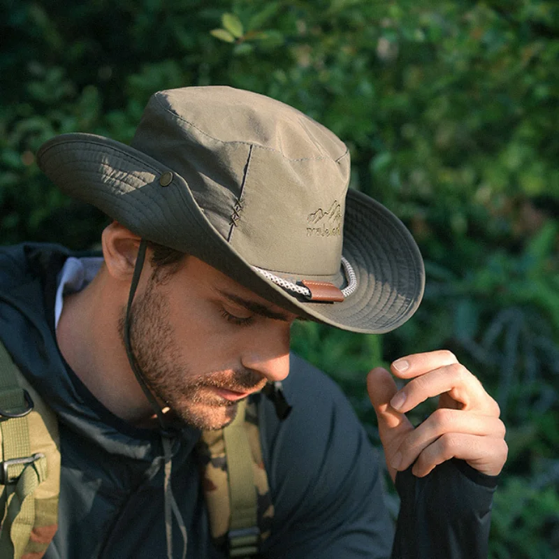 Drawstring Sun Hats for Men Bucket Hat Cowboy Anti UV Fishing Hat Hiking Beach Hats Rain Hat Wide Brim Visor Caps
Drawstring Sun Hats for Men Bucket Hat Cowboy Anti UV Fishing Hat Hiking Beach Hats Rain Hat Wide Brim Visor Caps