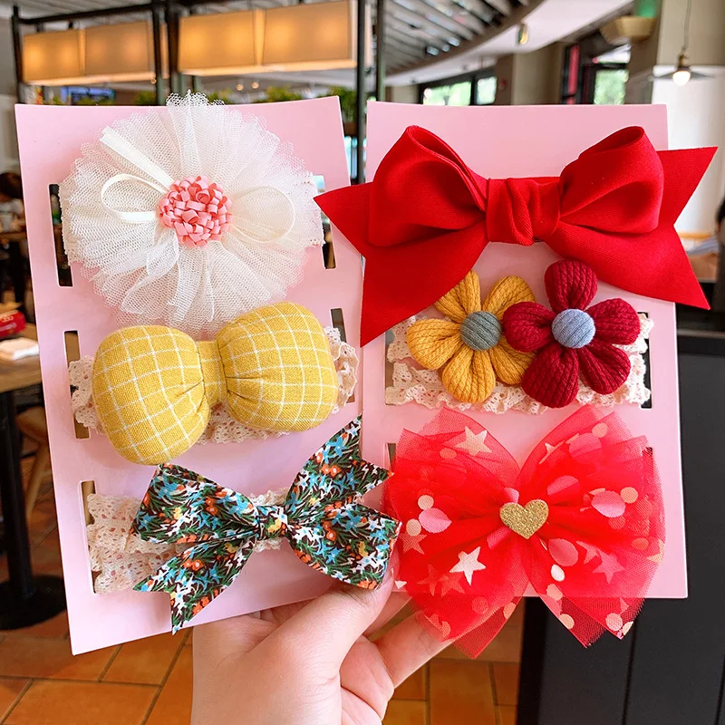 Sweet 3Pcs Set Baby Girls Hairband Princess Lace Bow Flower Full Month Headband Kids Girl Hair Accessories Child Headdress
Sweet 3Pcs Set Baby Girls Hairband Princess Lace Bow Flower Full Month Headband Kids Girl Hair Accessories Child Headdress