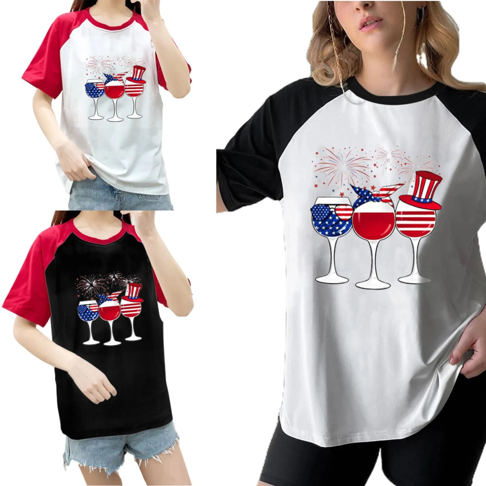 Женская футболка с коротким рукавом и круглым вырезом, свободного покроя 
Женская футболка с коротким рукавом и круглым вырезом, свободного покроя