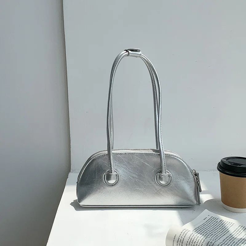 Vintage Wax PU Leather Shoulder Bags For Women 2022 Zipper Solid Color Underarm Bag Casual All-match Hobos Bags Handbags Femme
Vintage Wax PU Leather Shoulder Bags For Women 2022 Zipper Solid Color Underarm Bag Casual All-match Hobos Bags Handbags Femme