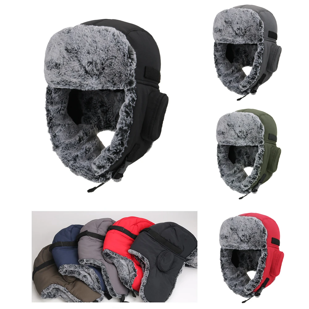 Unisex Men Women Winter Bomber Hat Mountaineering Ski Cap Faux Fur Russian Hat Ushanka Thick Warm Cap with Ear Flaps
Unisex Men Women Winter Bomber Hat Mountaineering Ski Cap Faux Fur Russian Hat Ushanka Thick Warm Cap with Ear Flaps
