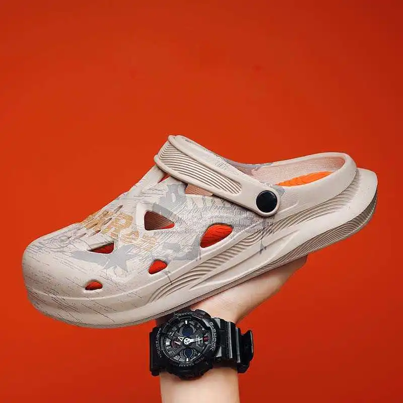 Fashion Platform Sandals Men Casual Shoes Clogs Garden Shoes Outdoor Non-slip Beach Slippers Men Light EVA Thick Bottom Slippers
Fashion Platform Sandals Men Casual Shoes Clogs Garden Shoes Outdoor Non-slip Beach Slippers Men Light EVA Thick Bottom Slippers