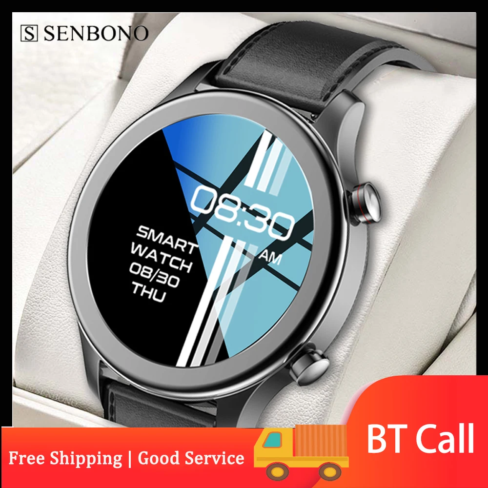 SENBONO New 240*240 Women's Smart Watch Heart Rate Monitor Bluetooth Call Sport IP67 Waterproof Smartwatch Men for Android IOS
SENBONO New 240*240 Women's Smart Watch Heart Rate Monitor Bluetooth Call Sport IP67 Waterproof Smartwatch Men for Android IOS