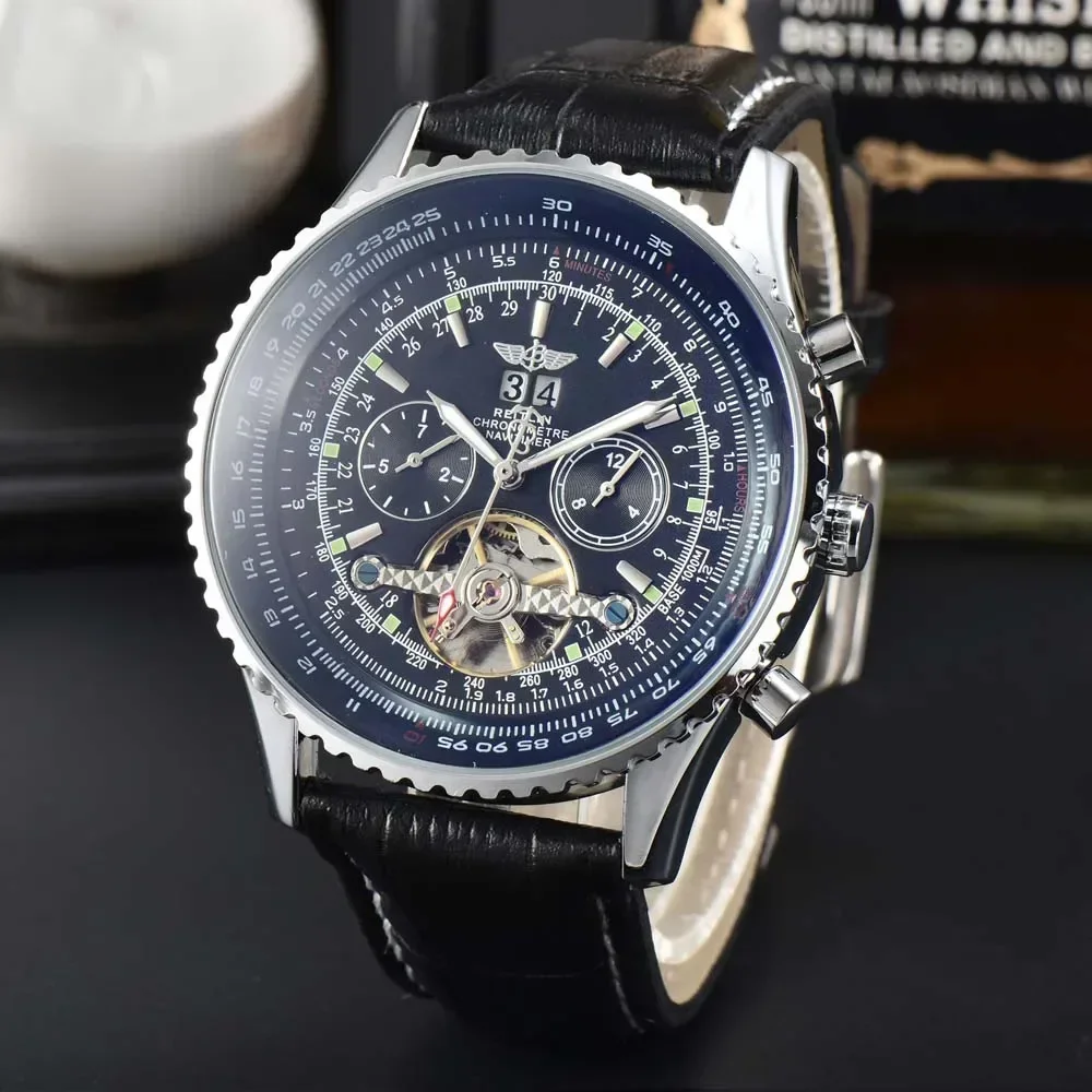 Top AAA+ Breitling Watches For Mens Multifunction Stainless Steel Automatic Mechanical Tourbillon watch High Qulaity AAA Clocks
Top AAA+ Breitling Watches For Mens Multifunction Stainless Steel Automatic Mechanical Tourbillon watch High Qulaity AAA Clocks