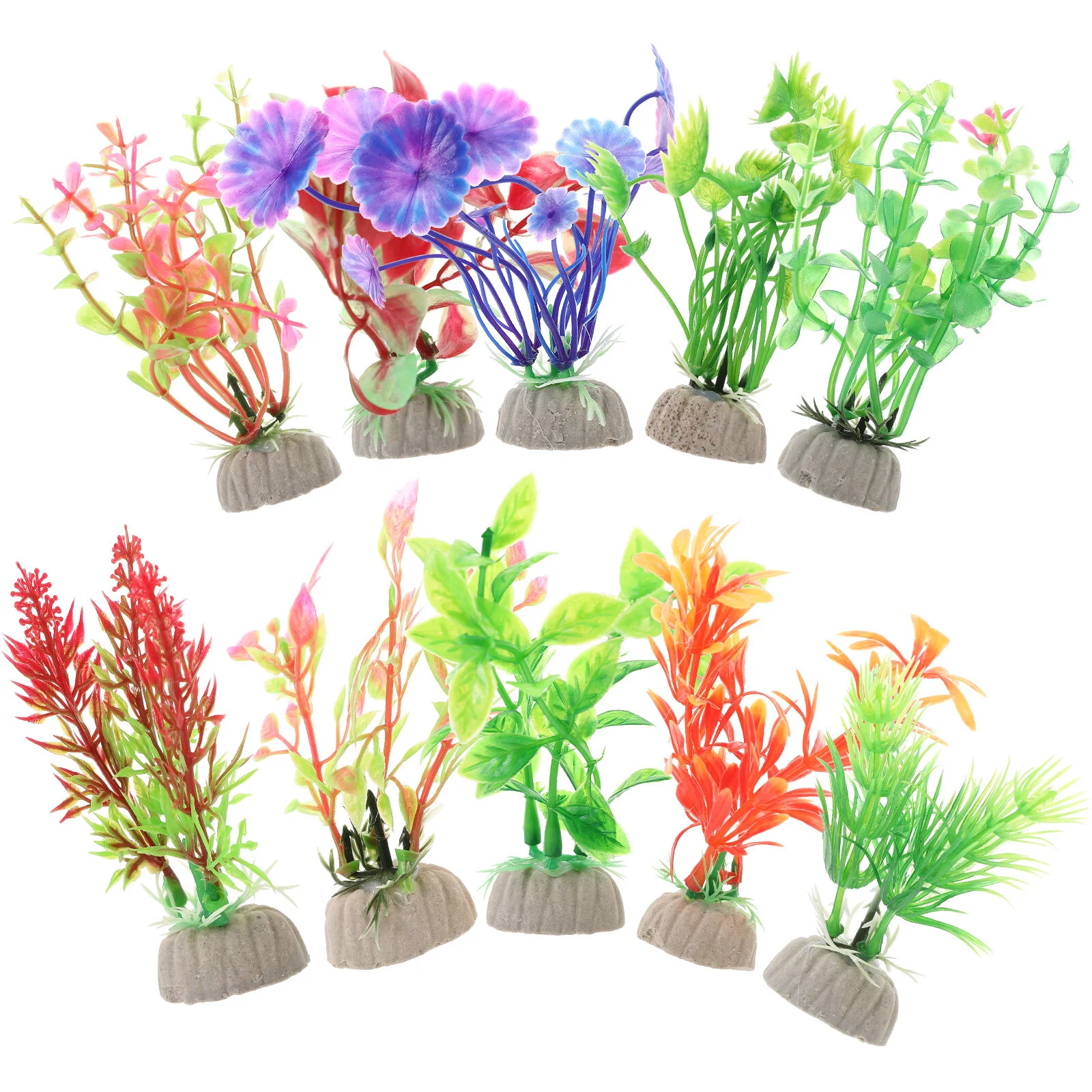 10 Pcs Artificial Plants Fake Aquarium Water Fish Tank Accessories Decorations Plastic Supplies
10 Pcs Artificial Plants Fake Aquarium Water Fish Tank Accessories Decorations Plastic Supplies