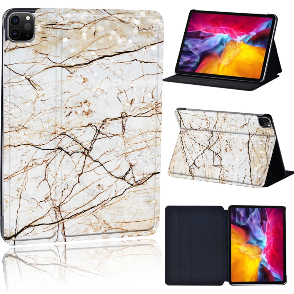 Cover for IPad Pro 9.7inch A1673/IPad Pro 11 Inch A1934 A1979 A2228 A2377/Pro 10.5" A1701 Leather Stand Tablet Case Marble Print
Cover for IPad Pro 9.7inch A1673/IPad Pro 11 Inch A1934 A1979 A2228 A2377/Pro 10.5" A1701 Leather Stand Tablet Case Marble Print