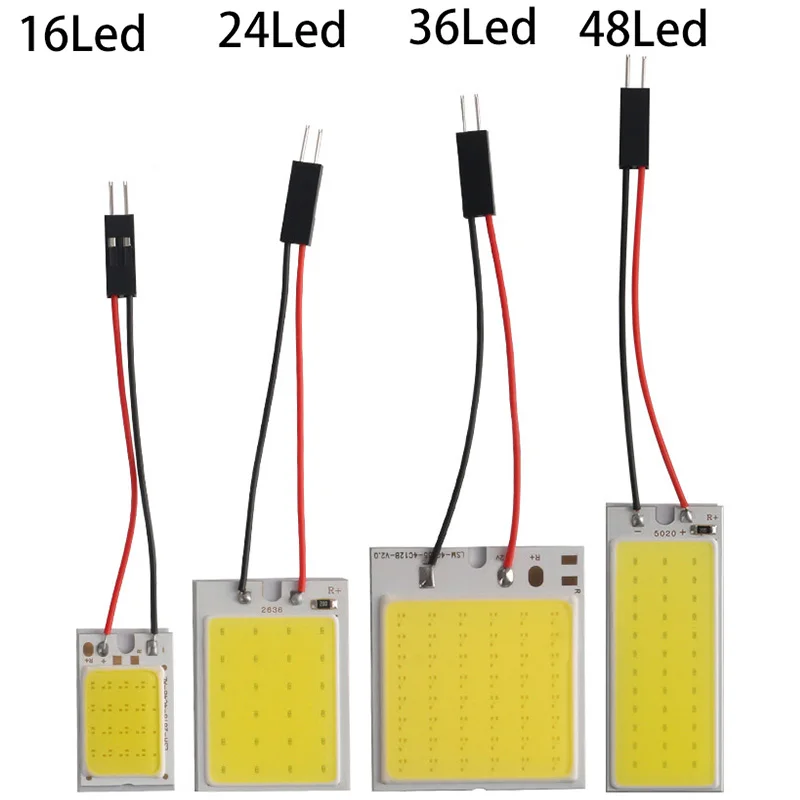 16/24/36/48LED COB LED Panel Light White Car Reading Map Lamp Auto Dome Car Interior T10 White Dome License Plate Lamp
16/24/36/48LED COB LED Panel Light White Car Reading Map Lamp Auto Dome Car Interior T10 White Dome License Plate Lamp