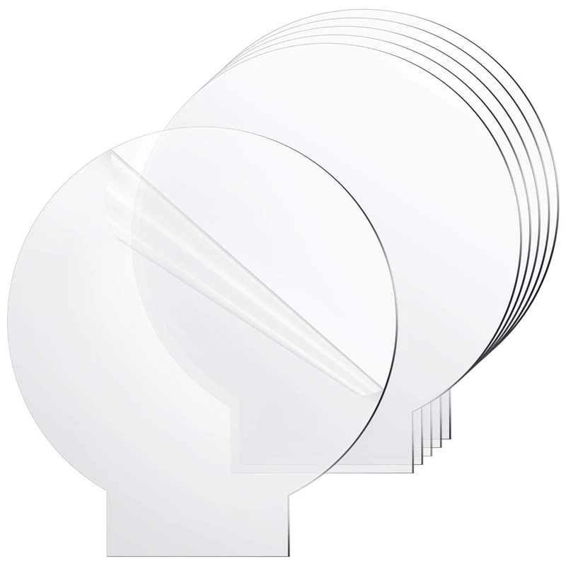6 Pcs 6.5 x 5.9 Inch Acrylic Sheets Clear Cast Board 0.08 Inch/ 2 mm Thick for LED Light Base Signs DIY Projects Craft
6 Pcs 6.5 x 5.9 Inch Acrylic Sheets Clear Cast Board 0.08 Inch/ 2 mm Thick for LED Light Base Signs DIY Projects Craft