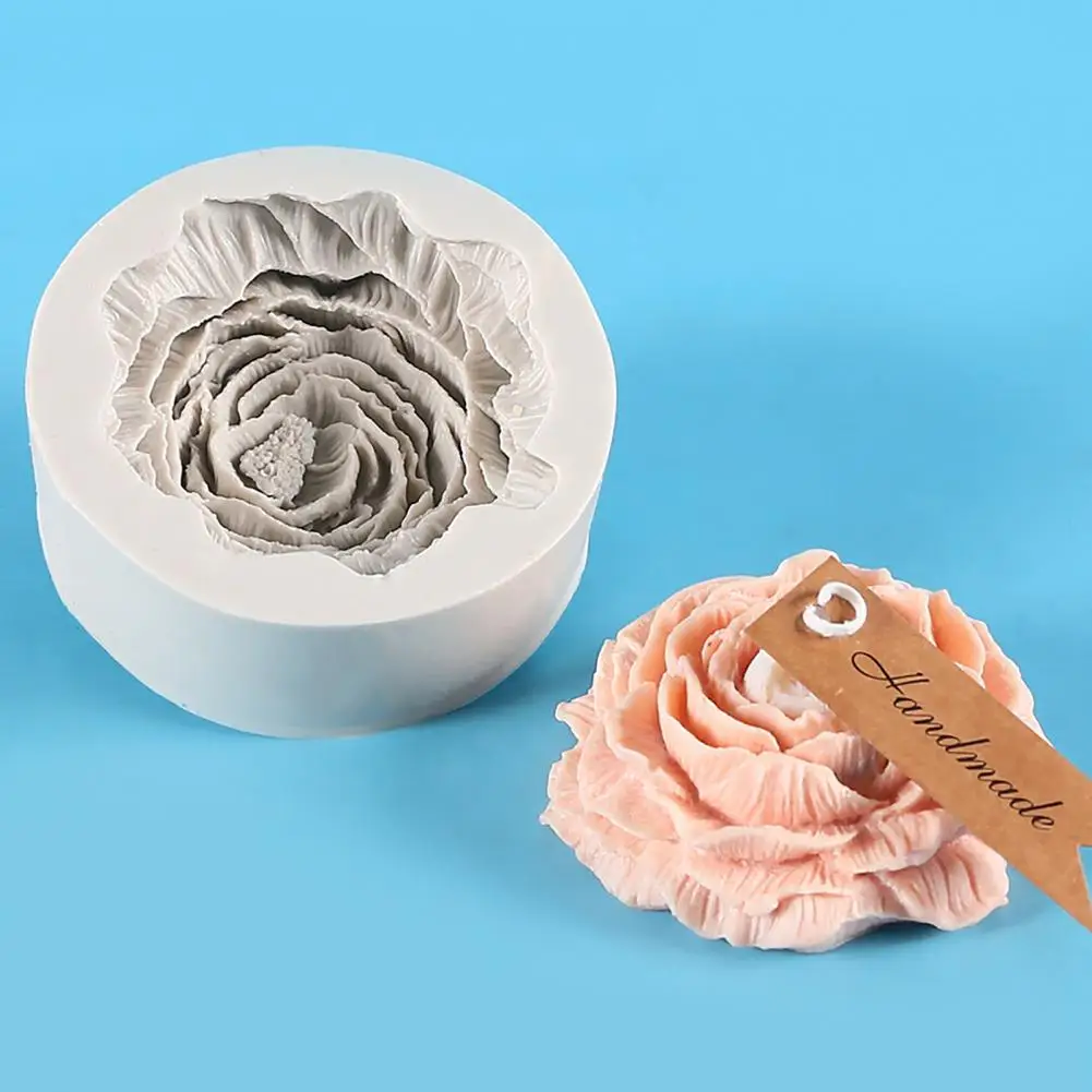 Cake Mold Desktop Decor Soap Mold Reusable Multi-use Practical 3D Peony Flower Silicone Mold
Cake Mold Desktop Decor Soap Mold Reusable Multi-use Practical 3D Peony Flower Silicone Mold