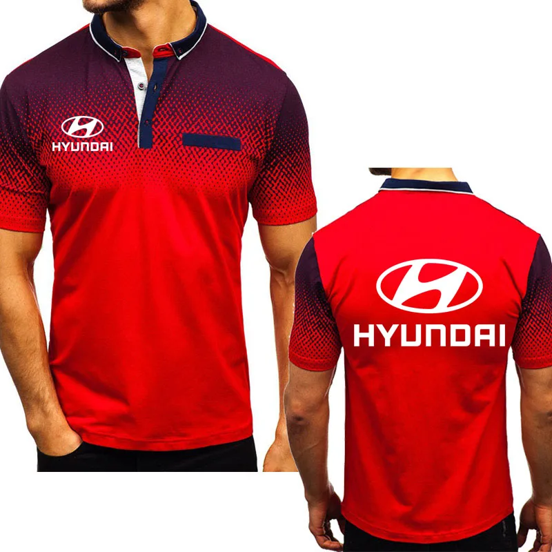 2022 Men's Summer Polo Shirt, Cotton Short Sleeve Gradient T-Shirt for Men, Printed with Logo, Hyundai
2022 Men's Summer Polo Shirt, Cotton Short Sleeve Gradient T-Shirt for Men, Printed with Logo, Hyundai