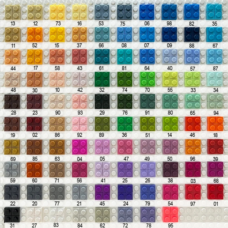 Guduola 3024 Plate 1x1 Pixel Art DIY QR Code Mosaic Design customized 98 Colors MOCBuilding Blocks Link Two 25 Colors 100pcs/LOT
Guduola 3024 Plate 1x1 Pixel Art DIY QR Code Mosaic Design customized 98 Colors MOCBuilding Blocks Link Two 25 Colors 100pcs/LOT