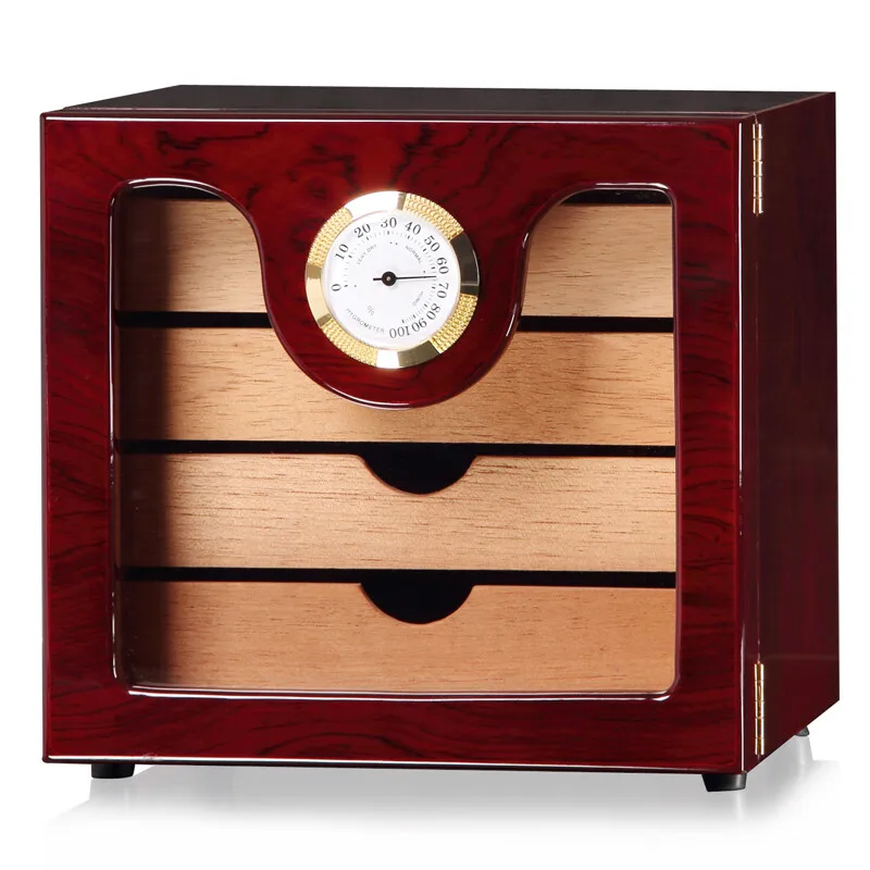 Humidor Classical Cedar Wood Mellow Moisturizing Multi-layer Removable Tray Cigar Storage Storage Cigarette Cabinet Storage Box
Humidor Classical Cedar Wood Mellow Moisturizing Multi-layer Removable Tray Cigar Storage Storage Cigarette Cabinet Storage Box