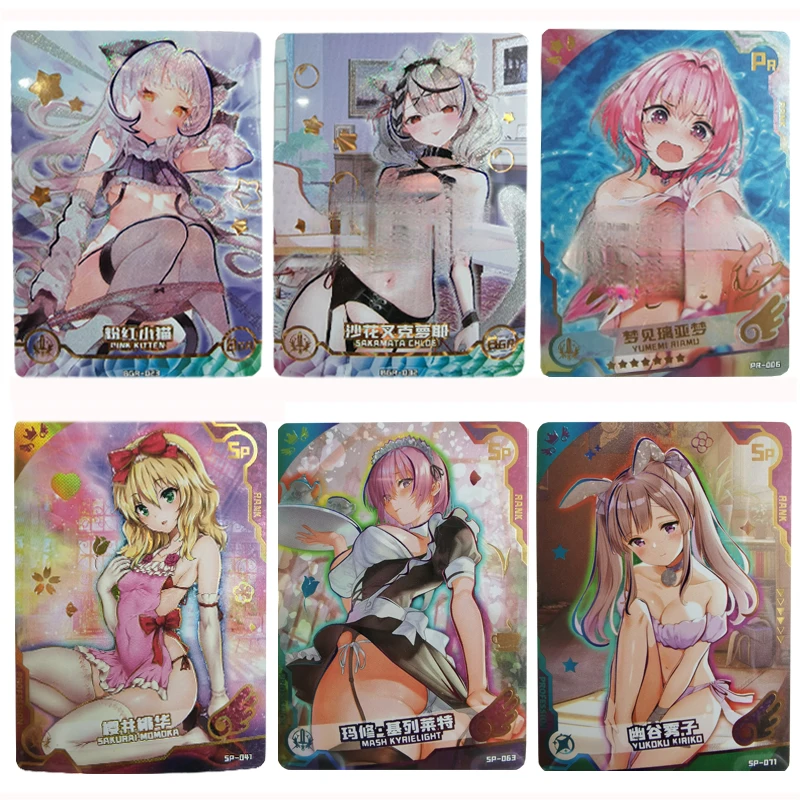 Girls party swimsuit girls' SP TR BGR Flash card Yuemi Riamu Yatogami Tohka ACG Sexy Kawaii Anime Game Collection Card Gift Toys
Girls party swimsuit girls' SP TR BGR Flash card Yuemi Riamu Yatogami Tohka ACG Sexy Kawaii Anime Game Collection Card Gift Toys