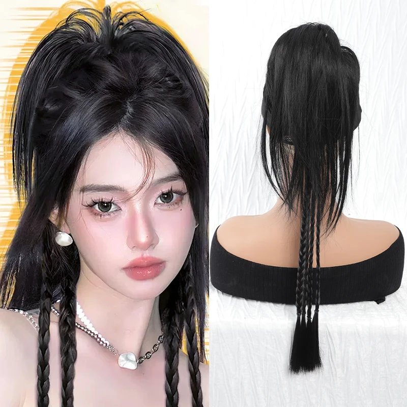 SEEANO Synthetic Ponytail Extension Claw Clip Straight hair extensions ponytail Short Hair Hair Pieces for Women Natural Black
SEEANO Synthetic Ponytail Extension Claw Clip Straight hair extensions ponytail Short Hair Hair Pieces for Women Natural Black