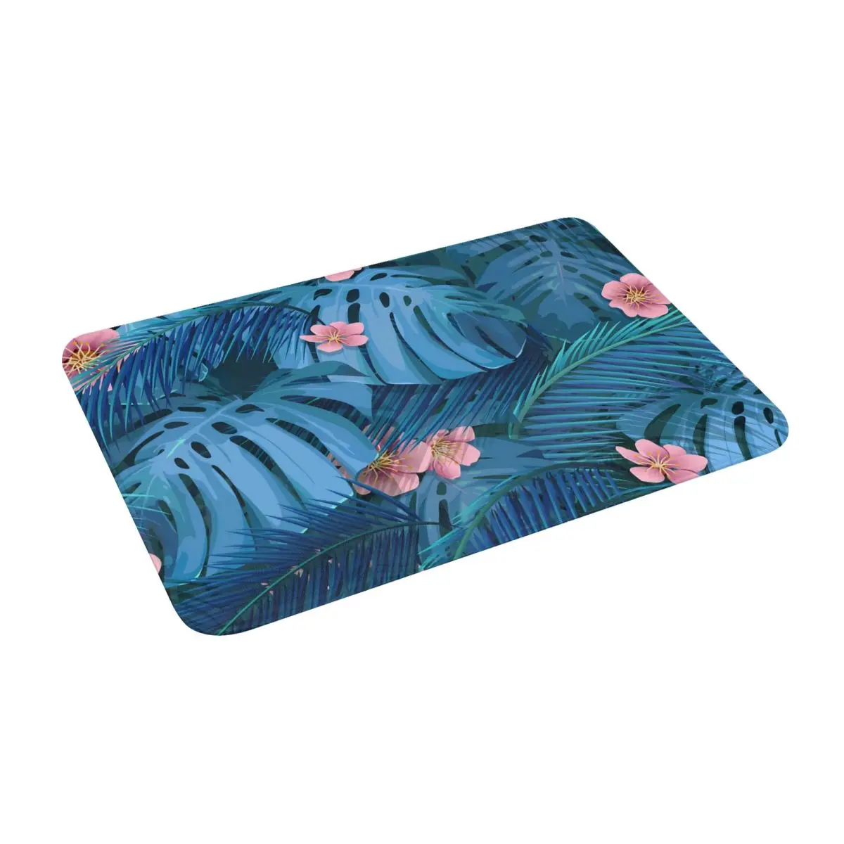 Tropical Leaves In Blue Non Slip Absorbent Memory Foam Bath Mat for Home Decor/Kitchen/Entry/Indoor/Outdoor/Living Room
Tropical Leaves In Blue Non Slip Absorbent Memory Foam Bath Mat for Home Decor/Kitchen/Entry/Indoor/Outdoor/Living Room