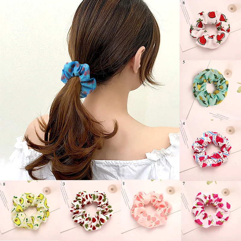 Fresh Fruit Print Scrunchies Lemon Fruit Cherry Hair Ring Tie Elastic Hair Rubber Bands Ponytail Headwear Hair Accessories
Fresh Fruit Print Scrunchies Lemon Fruit Cherry Hair Ring Tie Elastic Hair Rubber Bands Ponytail Headwear Hair Accessories