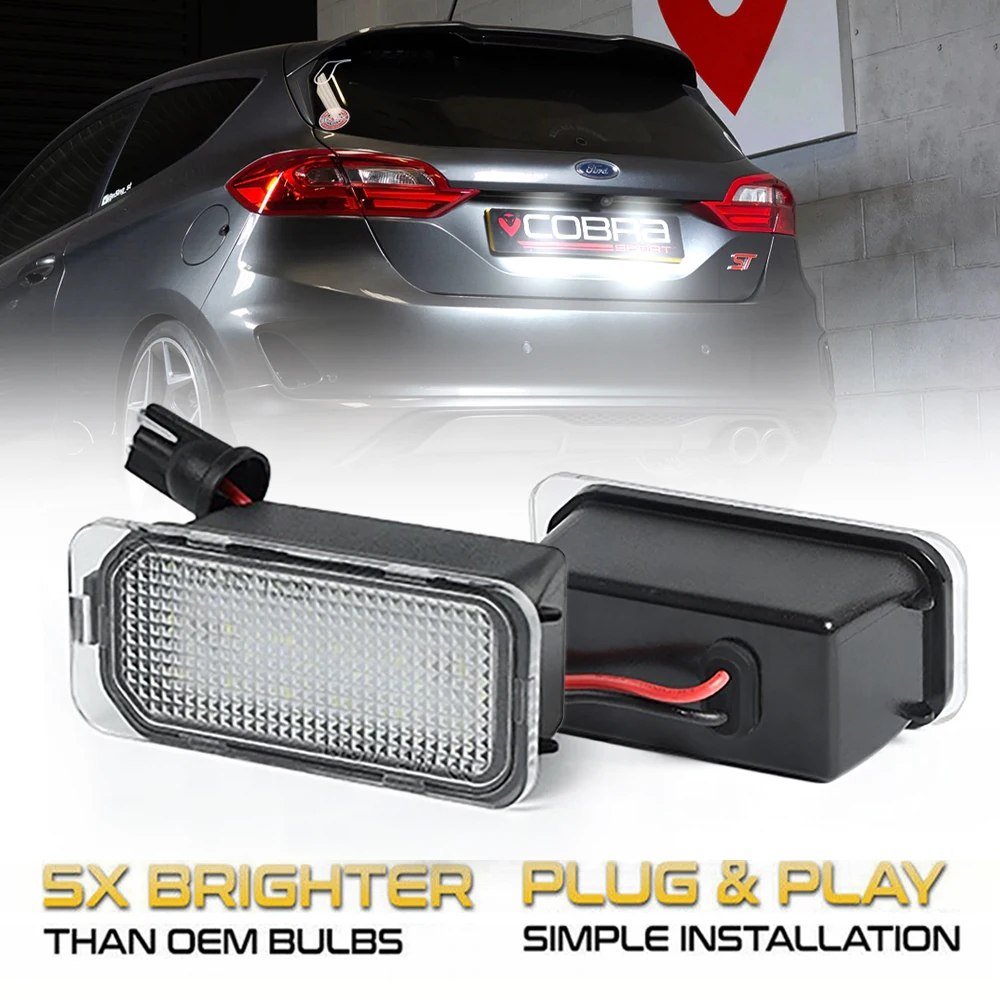 2Pcs Car LED License Number Plate Light Lamps For Ford Ranger Grand C-Max S-MAX B-Max Focus 2 3 Fiesta 6 7 Kuga 1 2 Mondeo 4 5
2Pcs Car LED License Number Plate Light Lamps For Ford Ranger Grand C-Max S-MAX B-Max Focus 2 3 Fiesta 6 7 Kuga 1 2 Mondeo 4 5