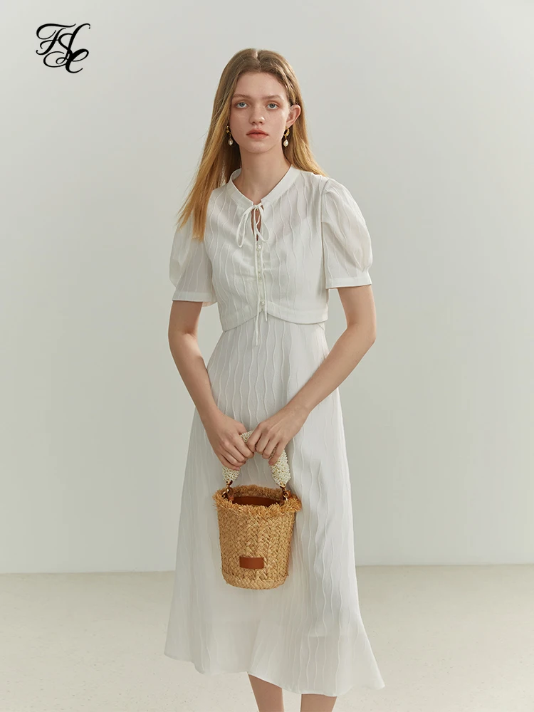 FSLE Summer Two Pieces Set French Texture Jacquard Women Loose Small Coat + Suspending Skirt Commuting Tea Break Female Dress
FSLE Summer Two Pieces Set French Texture Jacquard Women Loose Small Coat + Suspending Skirt Commuting Tea Break Female Dress