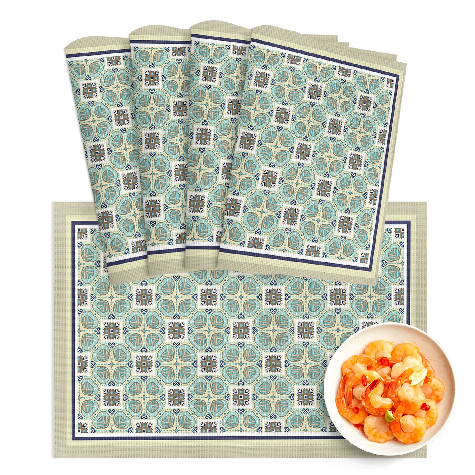 4/6pcs Placemat Bohemian Style Mandala Pattern Restaurant Kitchen Accessories PVC Dining Table Mats Disc Bowl Coaster Pad
4/6pcs Placemat Bohemian Style Mandala Pattern Restaurant Kitchen Accessories PVC Dining Table Mats Disc Bowl Coaster Pad