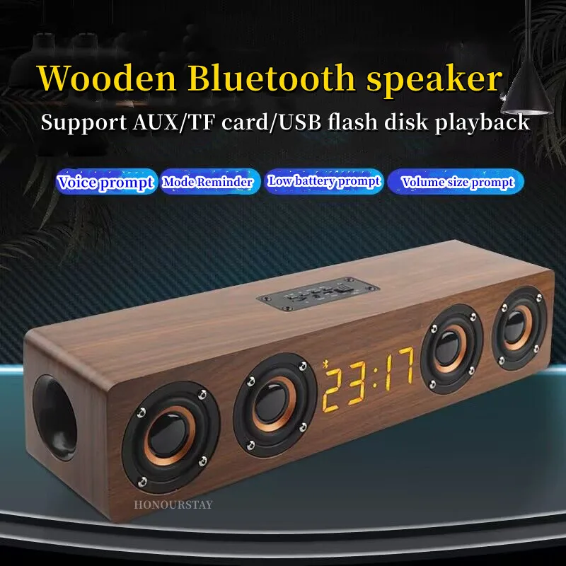 Деревянный Bluetooth-динамик, 20 Вт, 4 динамика, звуковая панель для телевизора, настенная звуковая система для домашнего кинотеатра, часы, будиль...
Деревянный Bluetooth-динамик, 20 Вт, 4 динамика, звуковая панель для телевизора, настенная звуковая система для домашнего кинотеатра, часы, будиль...