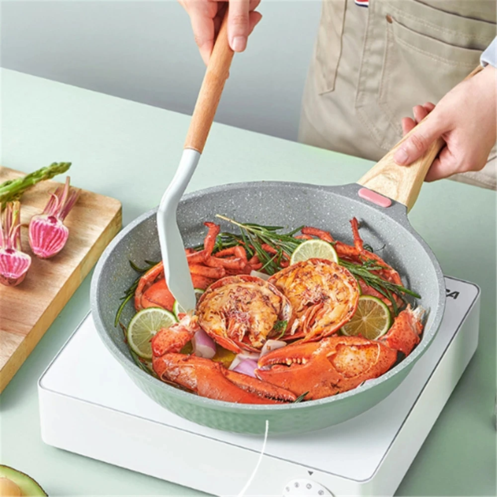 Non-stick Pans Cooking Pots 28cm Pan Frying Pan Wok Pots Induction Cooker Skillet Egg Thicken Frying Pans Gas Stove
Non-stick Pans Cooking Pots 28cm Pan Frying Pan Wok Pots Induction Cooker Skillet Egg Thicken Frying Pans Gas Stove
