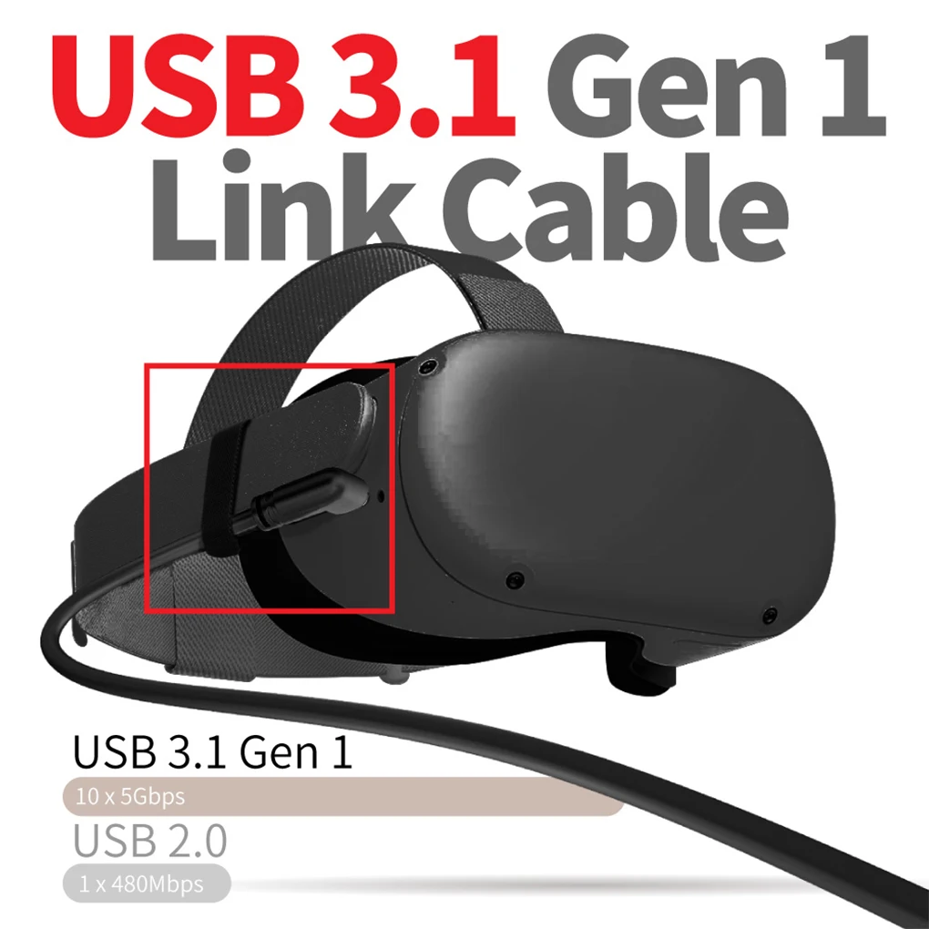 Сетевой кабель виртуальной реальности для наушников 90 ° USB-C USB 3,0, зарядный шнур 5 Гбит/с, гибкая игровая линия передачи данных для Oculus Quest USB C к...
Сетевой кабель виртуальной реальности для наушников 90 ° USB-C USB 3,0, зарядный шнур 5 Гбит/с, гибкая игровая линия передачи данных для Oculus Quest USB C к...