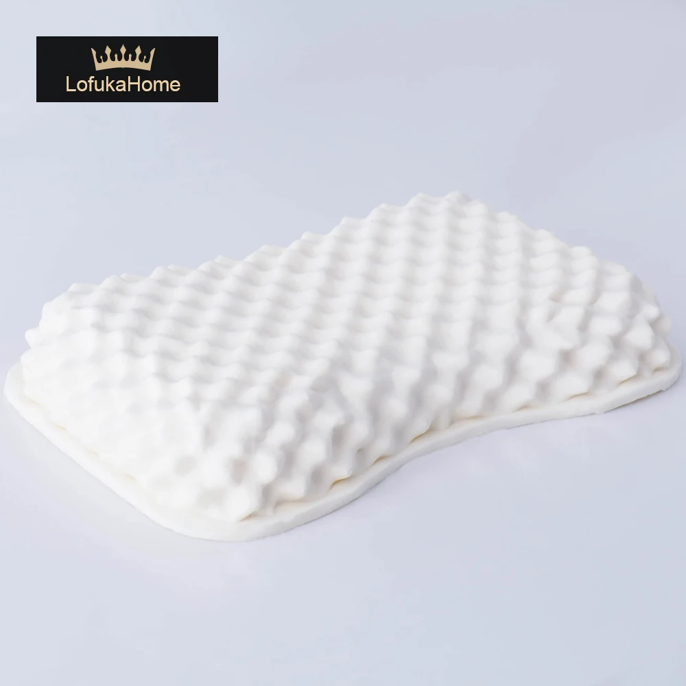 Lofuka Women 100% Natural Latex Pillow Thailand Remedial Neck Sleep Protect Vertebrae Health Care Bedding Cervical Pillow Cover
Lofuka Women 100% Natural Latex Pillow Thailand Remedial Neck Sleep Protect Vertebrae Health Care Bedding Cervical Pillow Cover